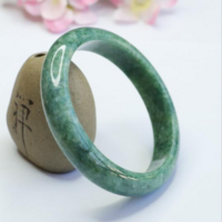 Junyu Natural Jade Bracelet Full Green Jade Hand Jewelry Jewelry - Thumbnail 10