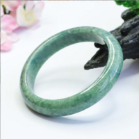 Junyu Natural Jade Bracelet Full Green Jade Hand Jewelry Jewelry - Thumbnail 12