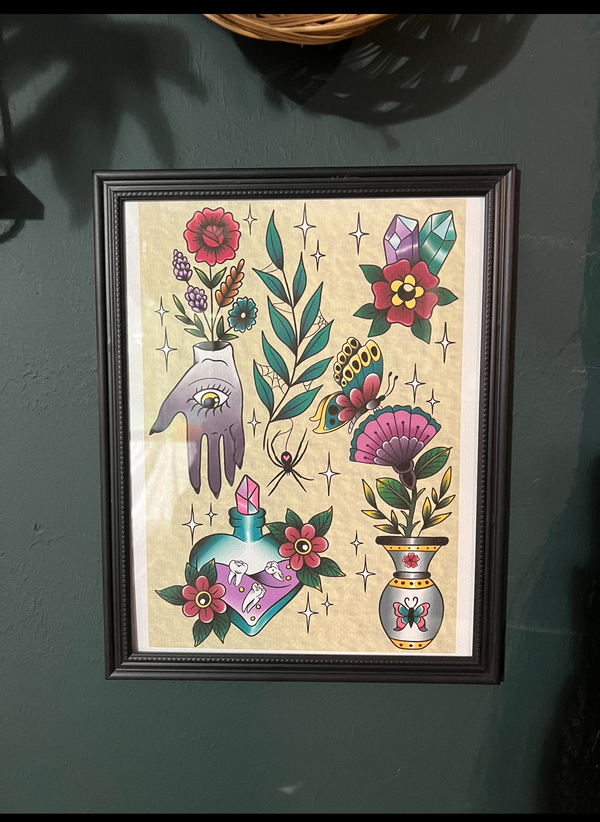 Witchy flash art
