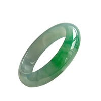 Ice seed floating green jade bracelet, Noble Consort bracelet, Round bracelet, Floating flower jade bracelet - Thumbnail 13