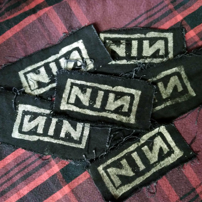 Nine inch nails logo patch