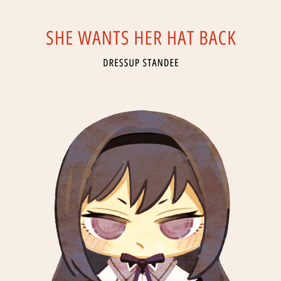 She wants her hat back - dressup standee