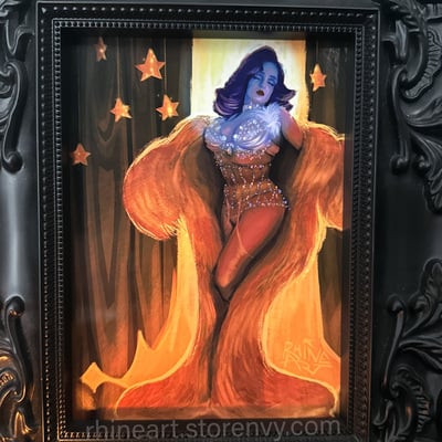 Burlesque postcard (5" x 7")