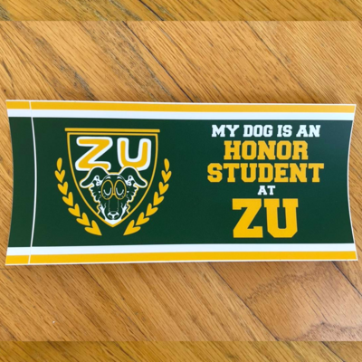 Zu sighthounds bumper sticker