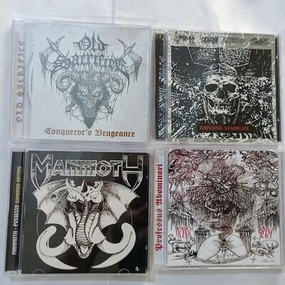 Old sacrifice, grinding syndicate, mammoth and professor abominari cds - Thumbnail 3