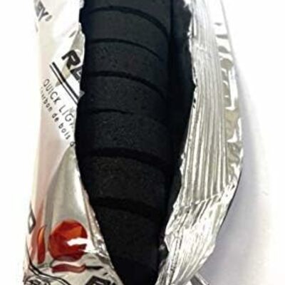 Red ruby quick lighting charcoal discs (10 tablet pack)