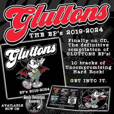 Gluttons ep's 2019-2024 cd