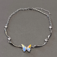 IRIDESCENT BUTTERFLY NECKLACE  - Thumbnail 1