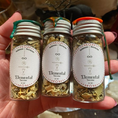 🍄elemental🍄 loose leaf incense 30 ml - Thumbnail 2