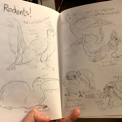 Weird gryphons zine