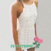 (NO REFUND AND EXCHANGE)BACK TIE VINTAGE DRESS - Thumbnail 2