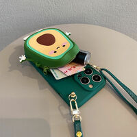 Avocado Coin Purse Phone Case For iPhone With Strap (iPhone11-iPhone15) - Thumbnail 4