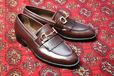 Crafted Leather Classic Brown Leather Moccasin Loafers Dress Shoes 