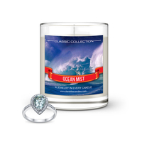 DANIELLA'S CANDLES Ocean Mist Jewelry Candle, 11 oz, Perfect Gift Idea - Thumbnail 3