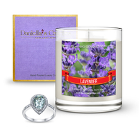 DANIELLA'S CANDLES Lavender Surprise Jewelry Candle, 11oz, Perfect Gift Idea - Thumbnail 4