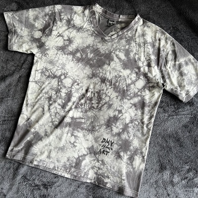 Tiedye grunge pattern tee shirt v neck. one of one!