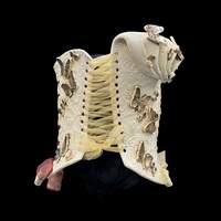 Golden Butterflies wearable ceramic corset by: Nicole Moan - Thumbnail 6