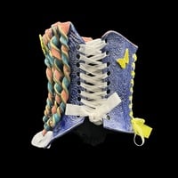 Mardi Gras wearable ceramic corset by: Nicole Moan - Thumbnail 6