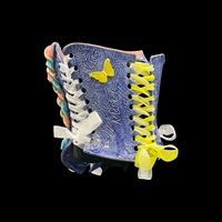 Mardi Gras wearable ceramic corset by: Nicole Moan - Thumbnail 5