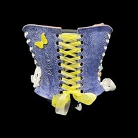 Mardi Gras wearable ceramic corset by: Nicole Moan - Thumbnail 4