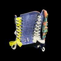 Mardi Gras wearable ceramic corset by: Nicole Moan - Thumbnail 3