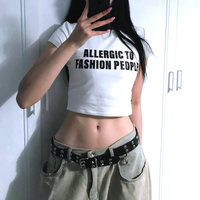 Free Shipping-ALLERGIC TO FASHION PEOPLE TEE - Thumbnail 5