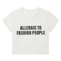 Free Shipping-ALLERGIC TO FASHION PEOPLE TEE - Thumbnail 8