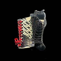 Anatomical 3 piece wearable ceramic corset by: Nicole Moan  - Thumbnail 3