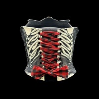 Anatomical 3 piece wearable ceramic corset by: Nicole Moan  - Thumbnail 4