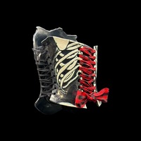 Anatomical 3 piece wearable ceramic corset by: Nicole Moan  - Thumbnail 5