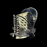 Rib Cage 3 piece wearable ceramic corset by: Nicole Moan  - Thumbnail 6