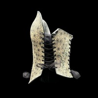 Black Widow wearable ceramic corset by: Nicole Moan on display at 50 Penn Place Art Gallery - Thumbnail 2