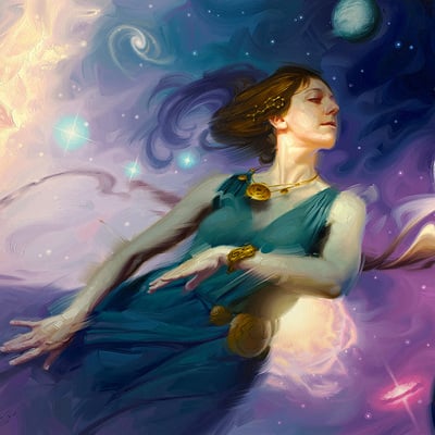 Origins : complexity rising - print of original oil painting