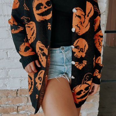 Halloween cardigan 