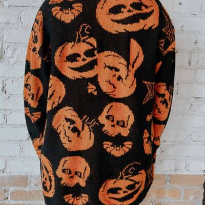 Halloween cardigan 