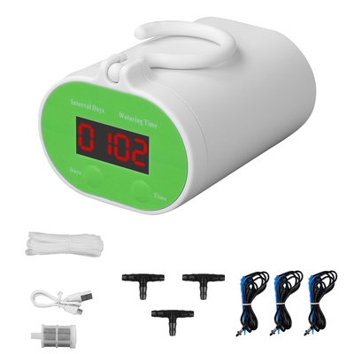 Automatic watering system kit with timer pump device for 12plants rechargeable battery programmable plant watering timer drip irrigation system for in