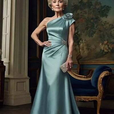 Elegant blue mother of the bride/groom dresses  
