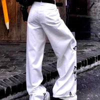 Stunning Hippie Tie-Dye Butterfly Print Oversize Wide-leg Pants Y2K Streetwear Amazing - Thumbnail 2