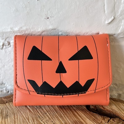 Jack-o’-lantern wallet