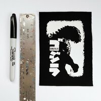 Godzilla Movie Punk Sew-on Patches - Thumbnail 1