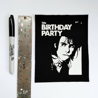Nick Cave The Birthday Party Goth Post Punk Sew-on Patches - Thumbnail 1