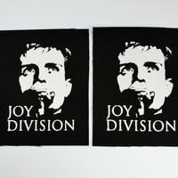Joy Division Ian Curtis Goth Punk Sew-on Patches - Thumbnail 3