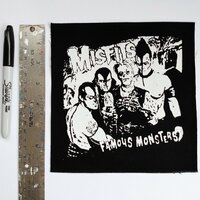 The Misfits Famous Monsters Horror Punk Sew-on Patches - Thumbnail 1