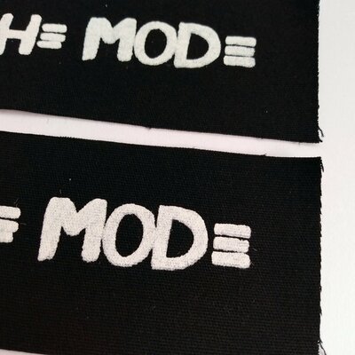 Depeche mode goth post punk sew-on patches