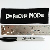 Depeche Mode Goth Post Punk Sew-on Patches - Thumbnail 1
