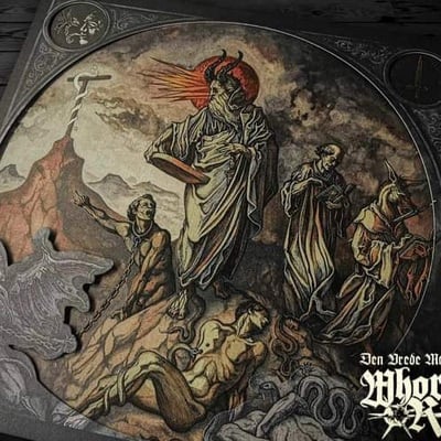 Whoredom rife - den vrede makt - red vinyl 