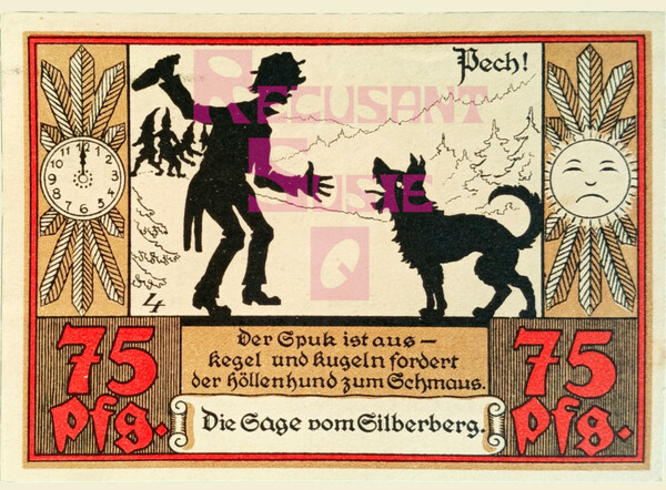 NotGeld Reprint on Cotton Jersey men's/unisex Tee MADE IN USA , Good Dog!