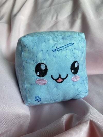 Light Blue Jellycube Plushie 