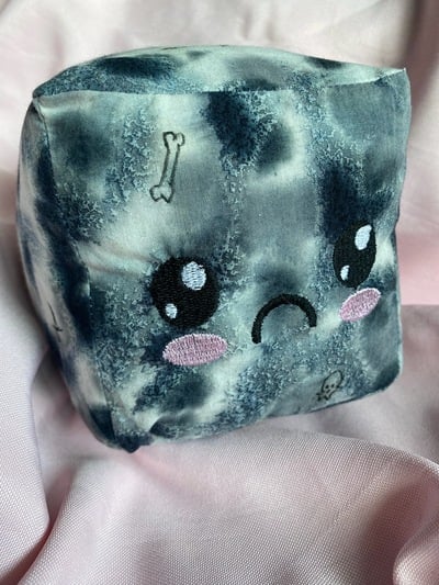 Black and White Jellycube Plushie