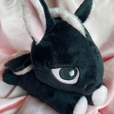 Black pegasus plushie
